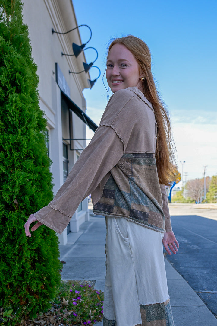 Patchwork Nomad Top