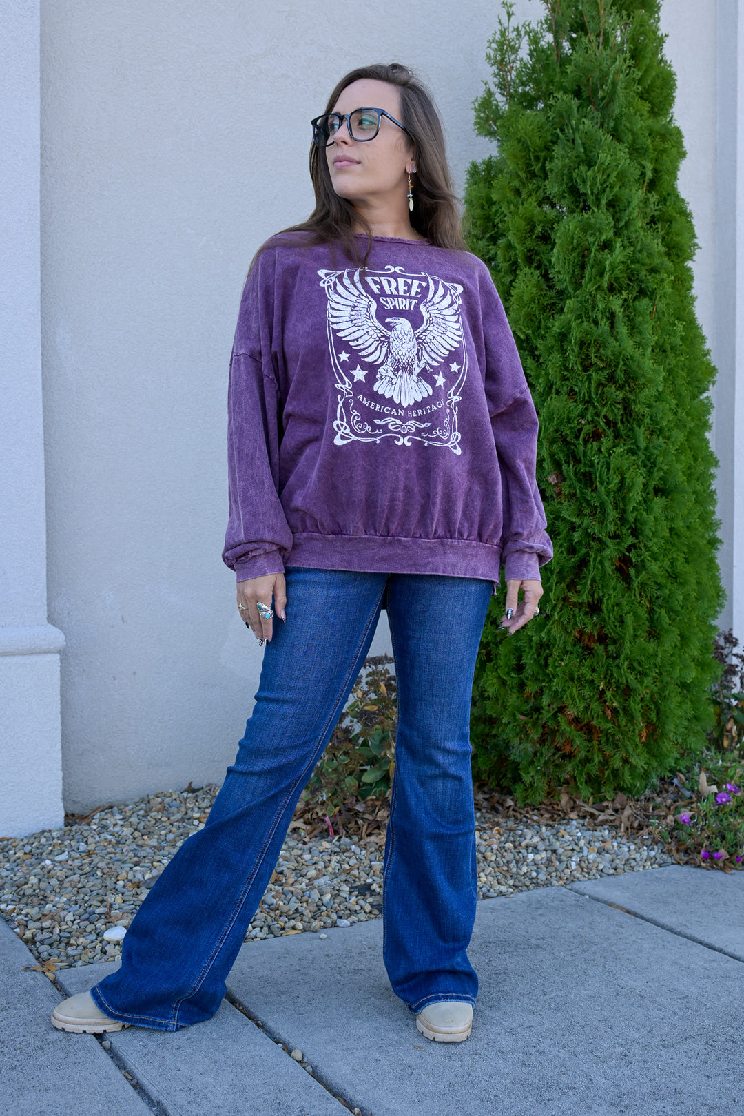 Free Spirit Washed Sweatshirt