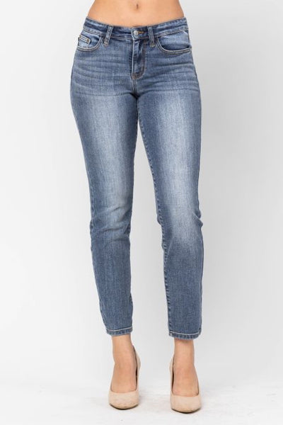 Judy Blue Mid-Rise Classic Slim Jeans