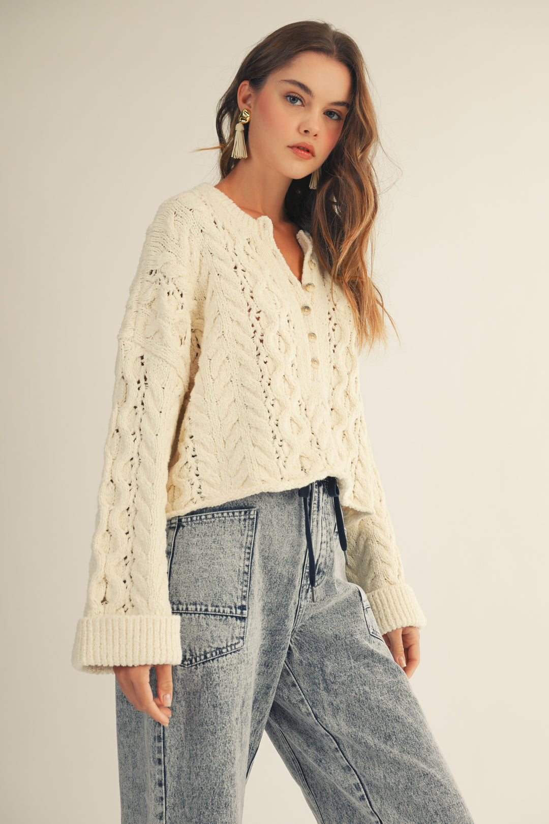 Cloud Nine Twist Sweater
