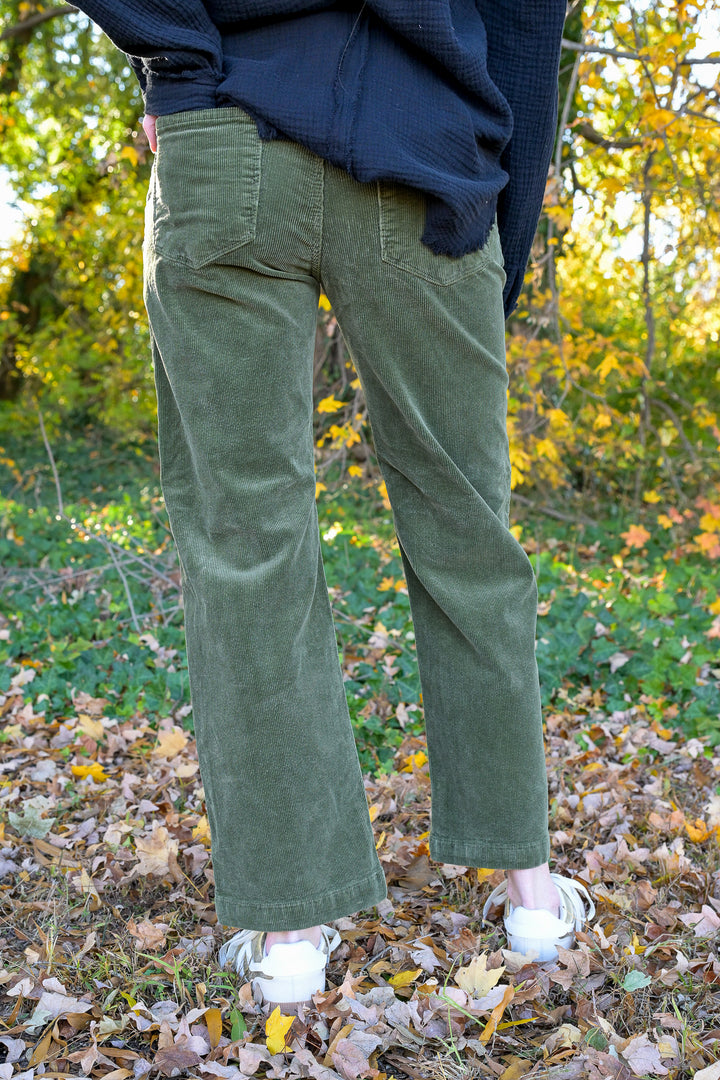 Risen Renew Tummy Control Cord Jeans