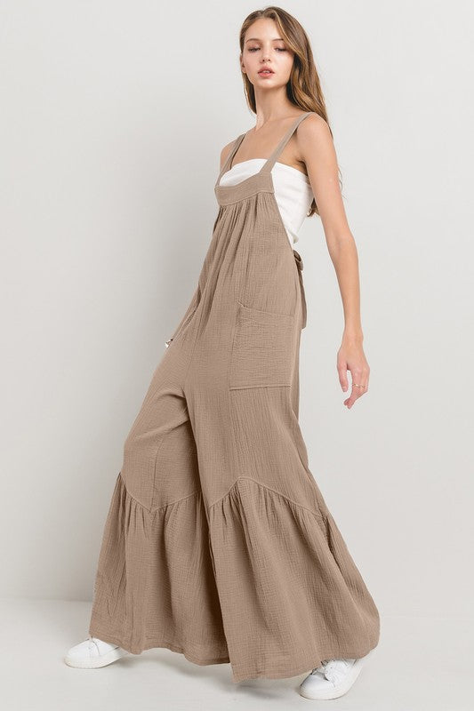 Natural Vibes Wide Leg Jumpsuit