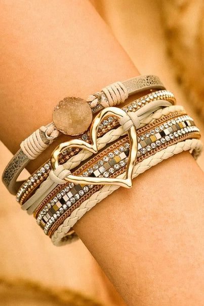 Boho Heart Magnetic Bracelet