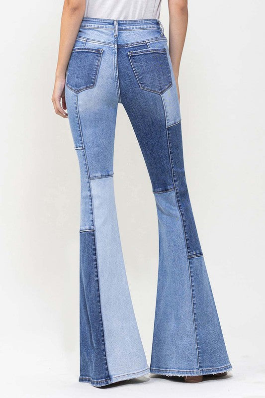 Vervet Retro High Rise Super Flares