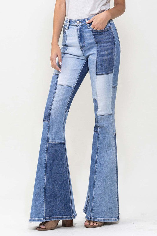 Vervet Retro High Rise Super Flares