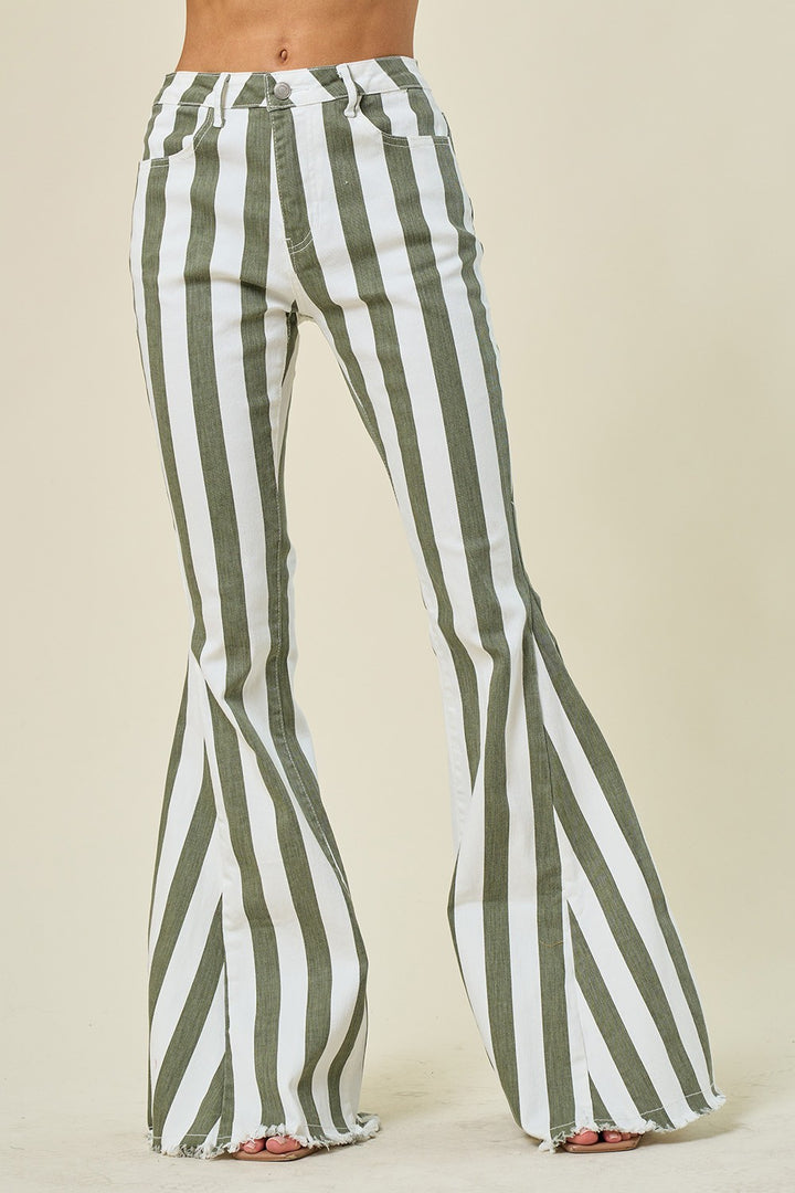 Highline Stripe Flares