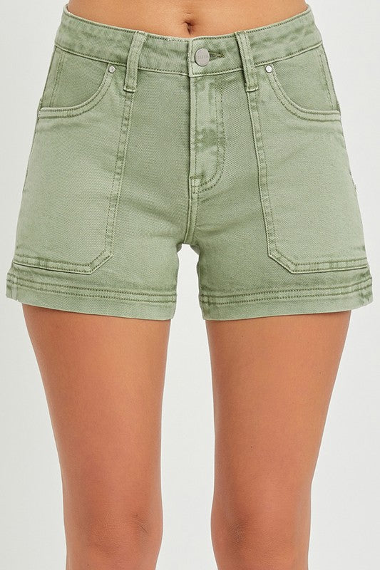 Risen Leia Patch Pockets Shorts