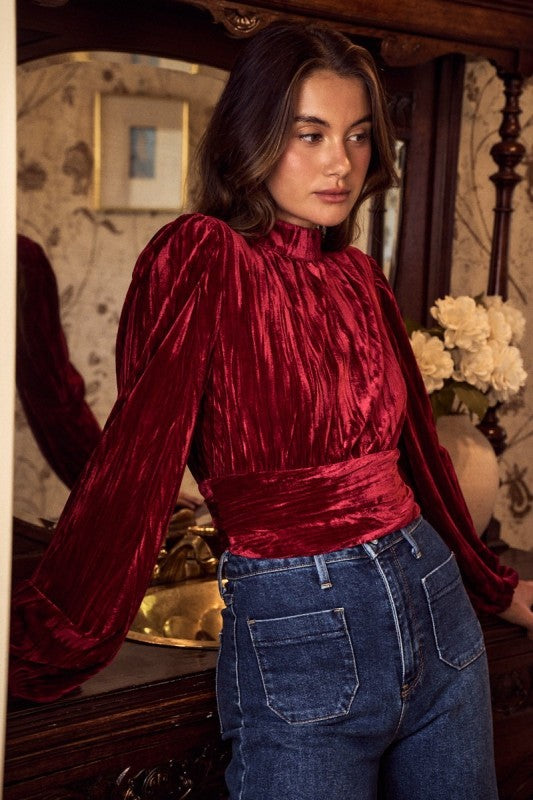 Velvet Allure Top