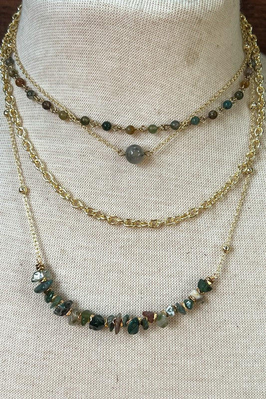 Palmer Necklace India Agate