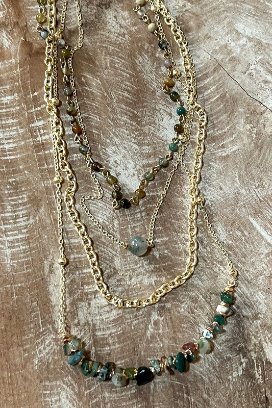 Palmer Necklace India Agate