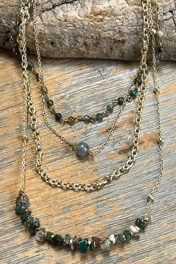 Palmer Necklace India Agate