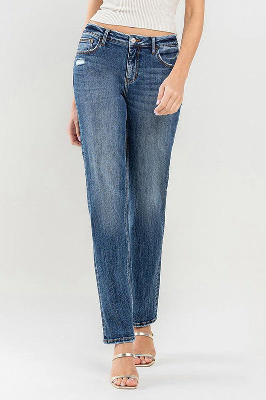 Vervet Mid-Rise Straight Jeans