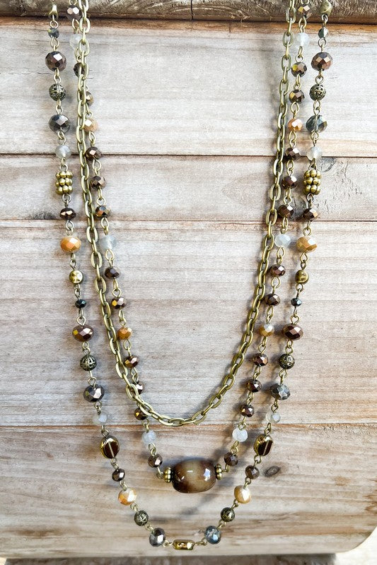 Medina Tiger's Eye Magnetic Necklace