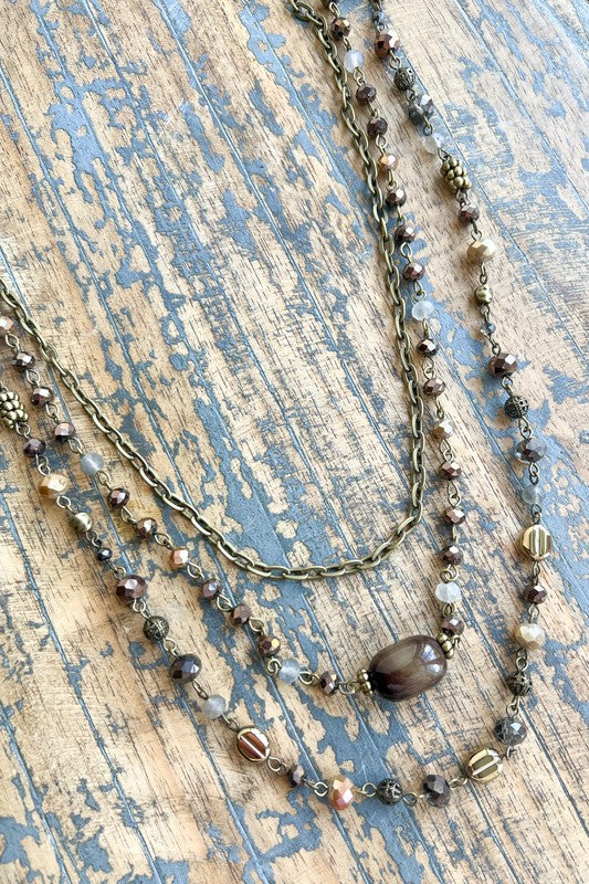 Medina Tiger's Eye Magnetic Necklace