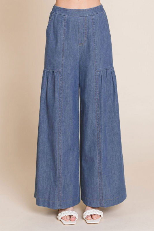 Dream Denim Palazzo Pants