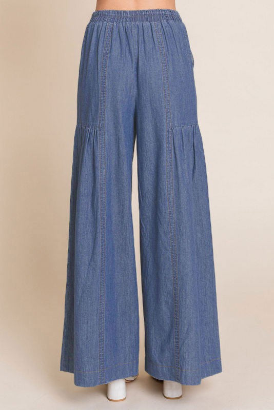 Dream Denim Palazzo Pants