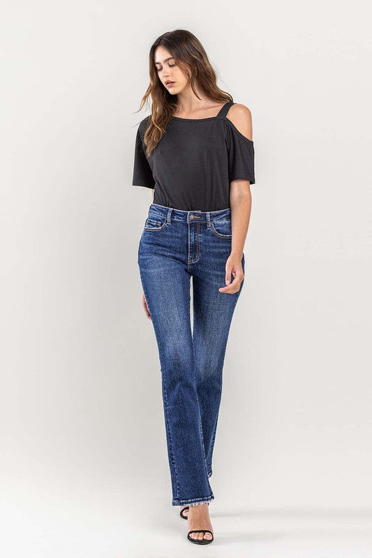 Vervet High-Rise Bootcut Jeans