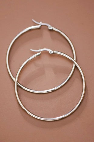 Timeless Stainless-Steel Hoops