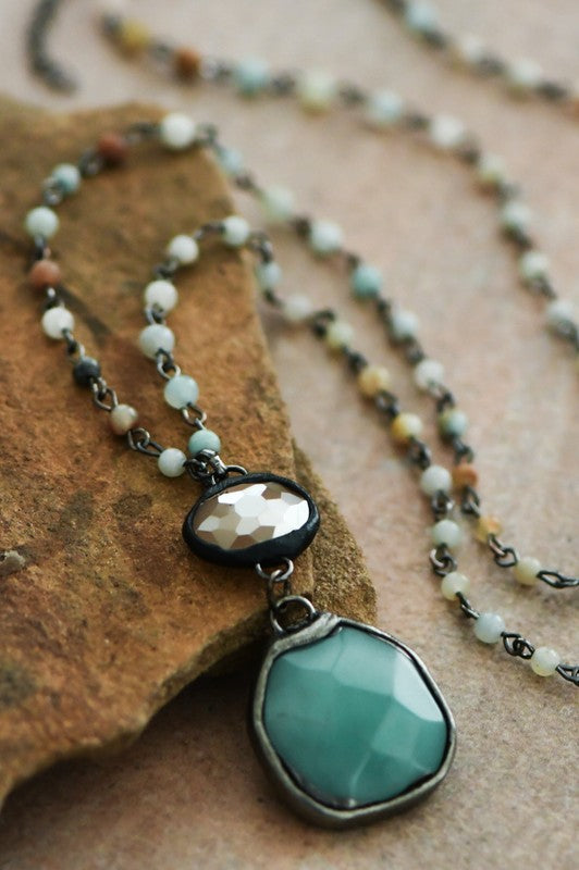 Amazonite Stone Necklace