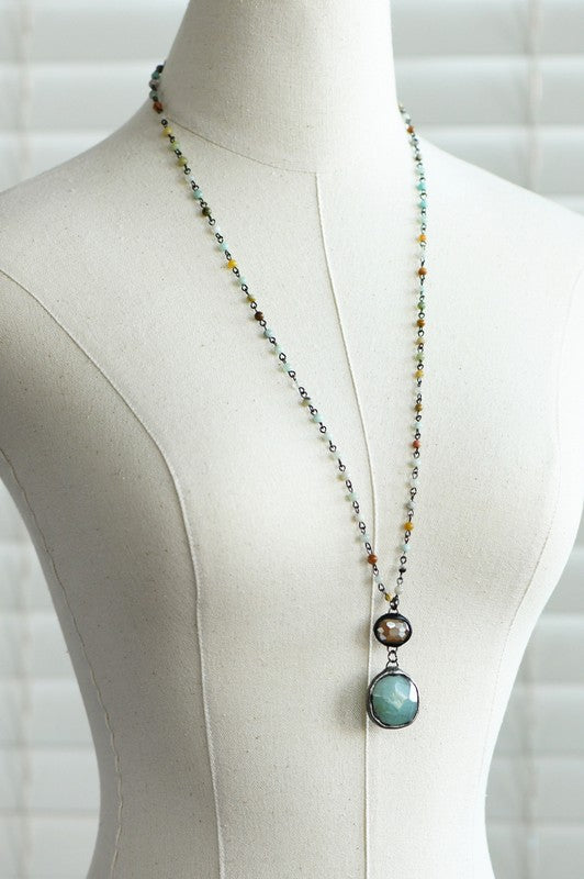 Amazonite Stone Necklace