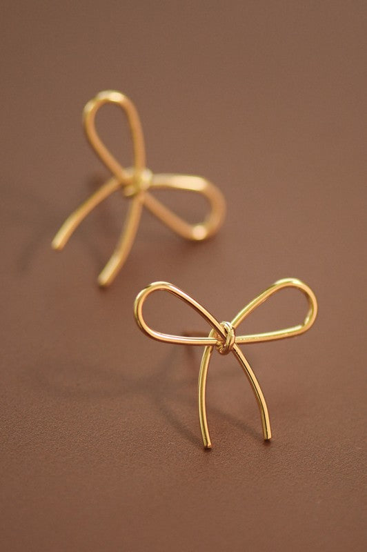 Bow Knot Stud Earrings