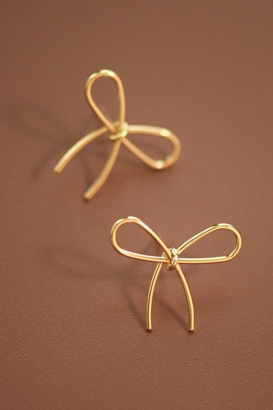 Bow Knot Stud Earrings