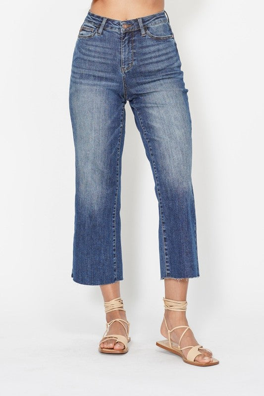 Judy Blue High Rise Cropped Jeans