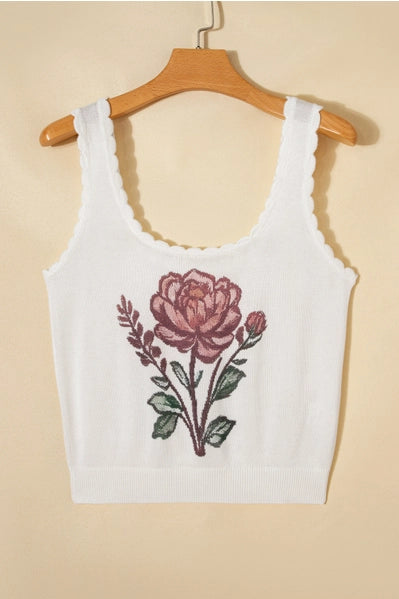 Rose Rodeo Sweater Tank