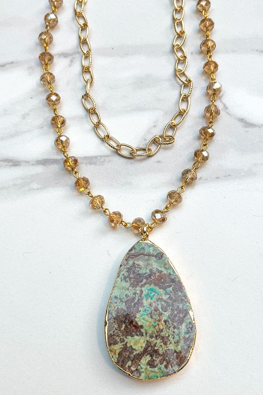 Sabrina Gold Double Layer Necklace