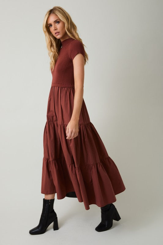Amber Skies Midi Dress