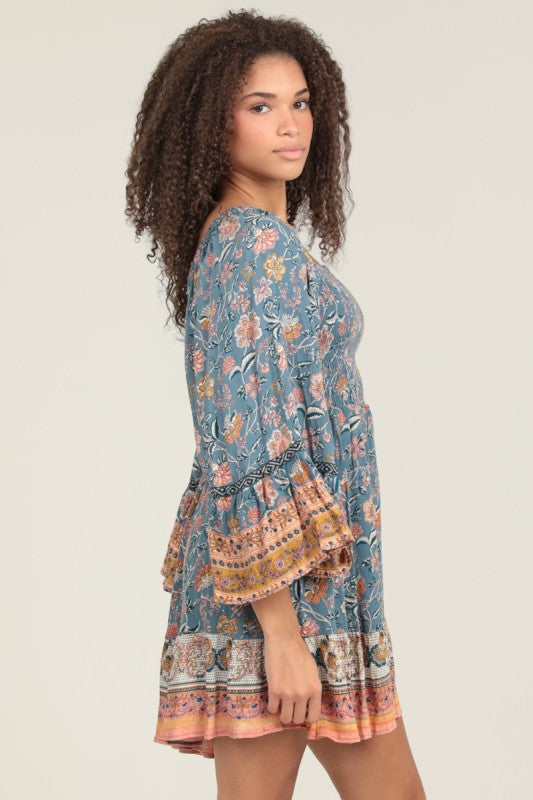 Bluebird Boho Dress