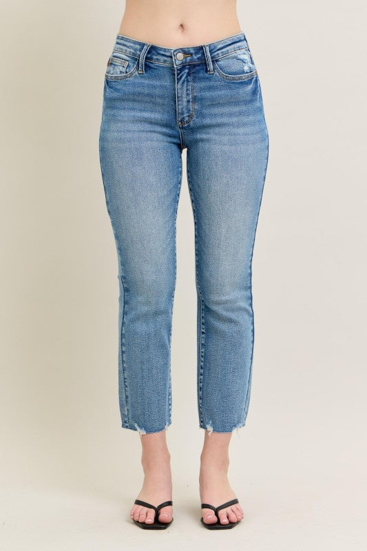 Judy Blue Destroy Hem Kick Flare