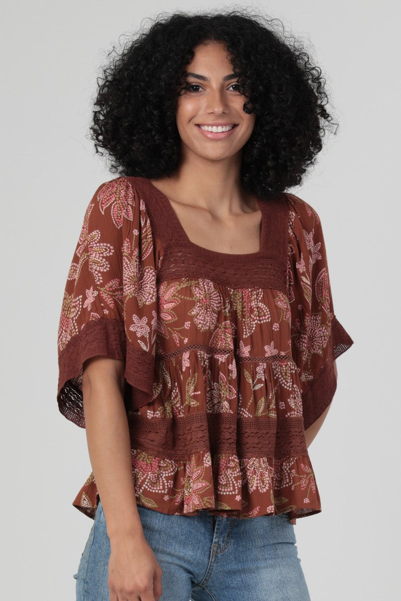 Lace Boho Blouse
