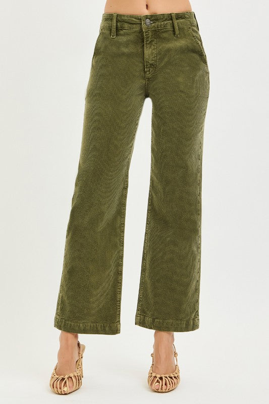 Risen Renew Tummy Control Cord Jeans