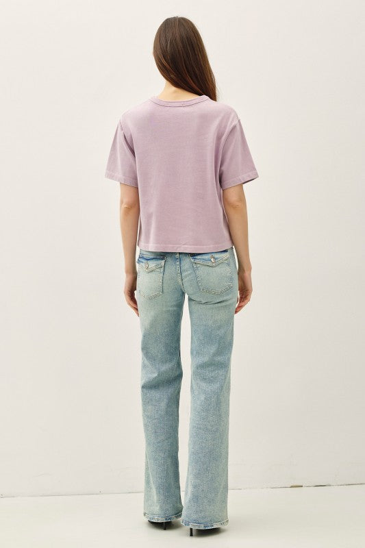 Weekend Comfy Crop Tee