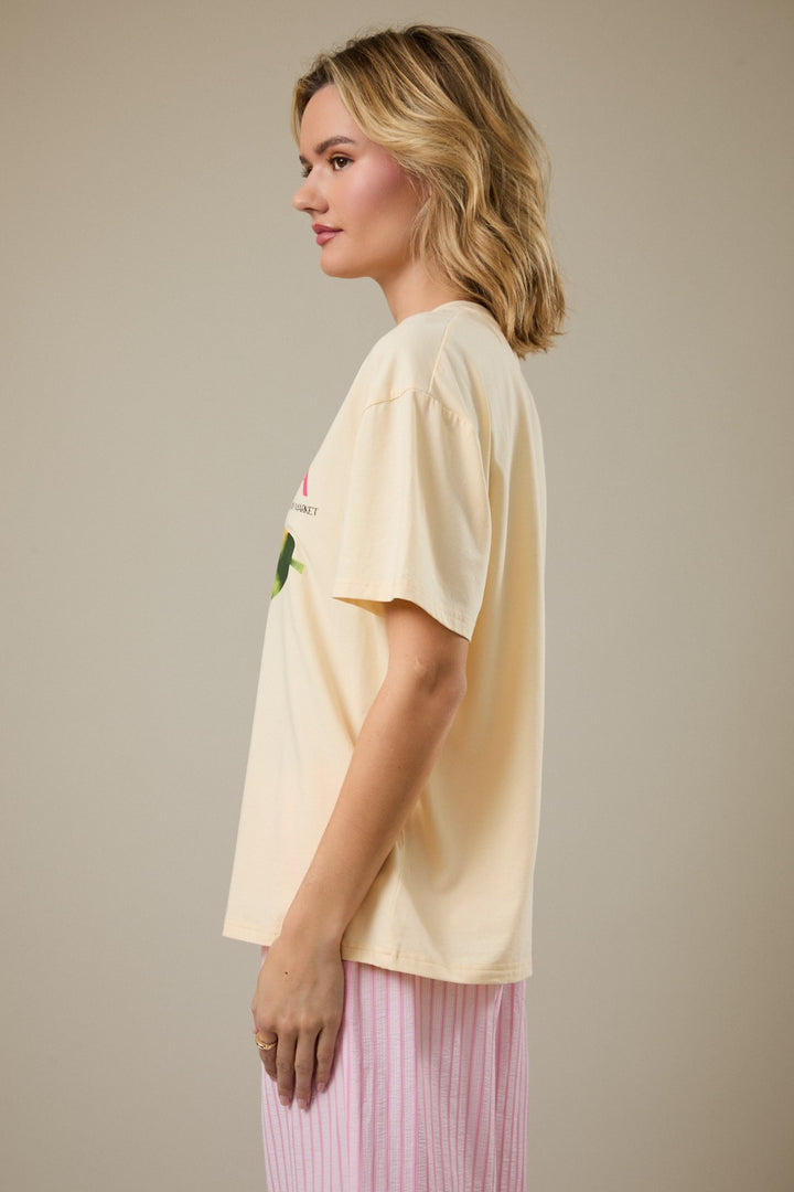 Sunny Papaya Graphic Tee