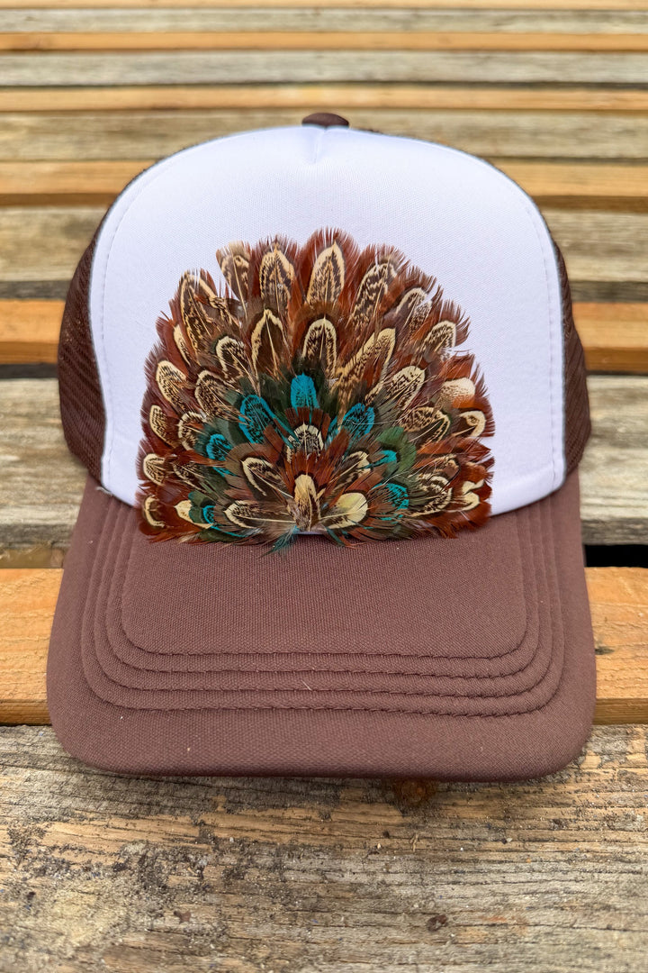 Trixie Feather Trucker Hats