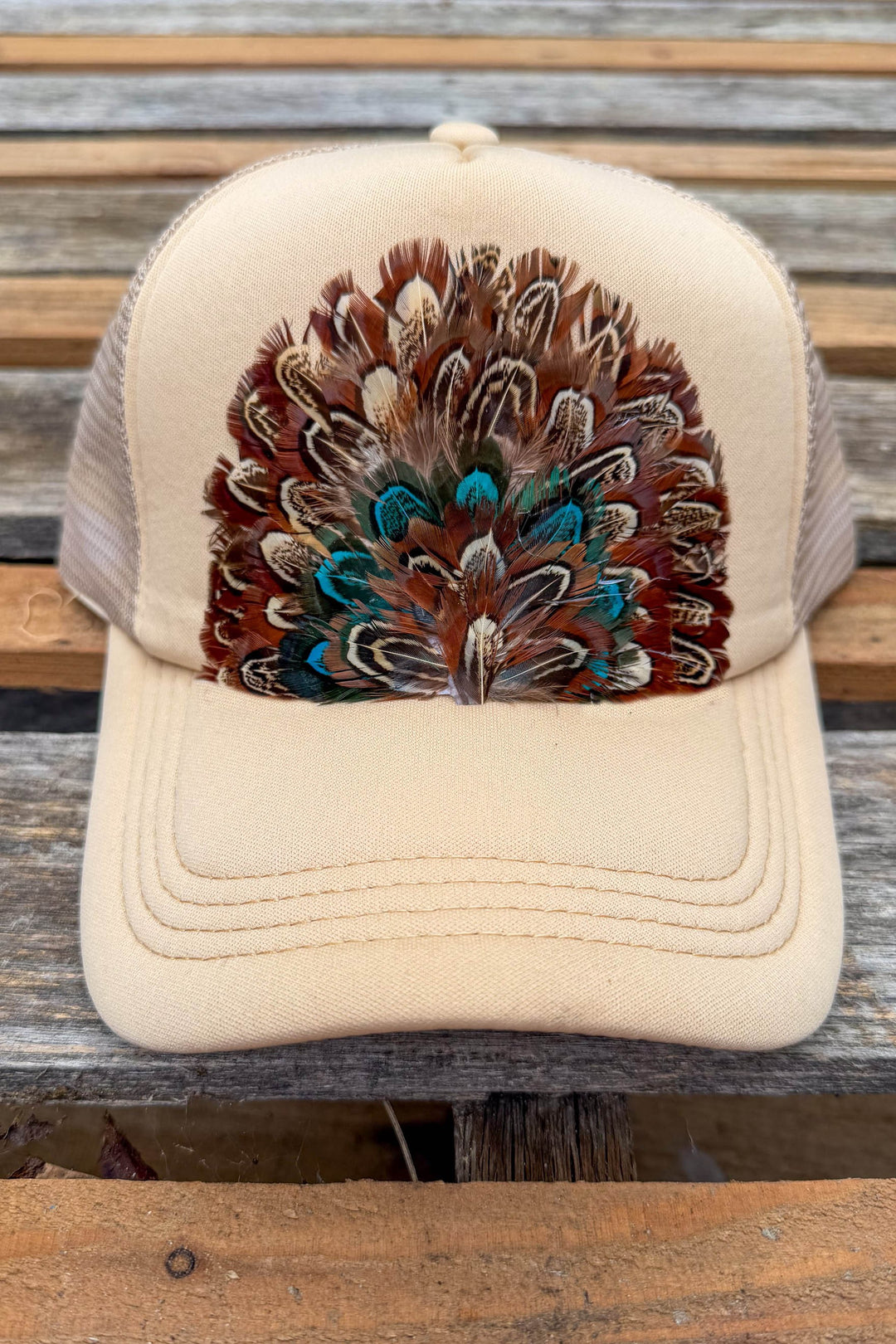 Trixie Feather Trucker Hats