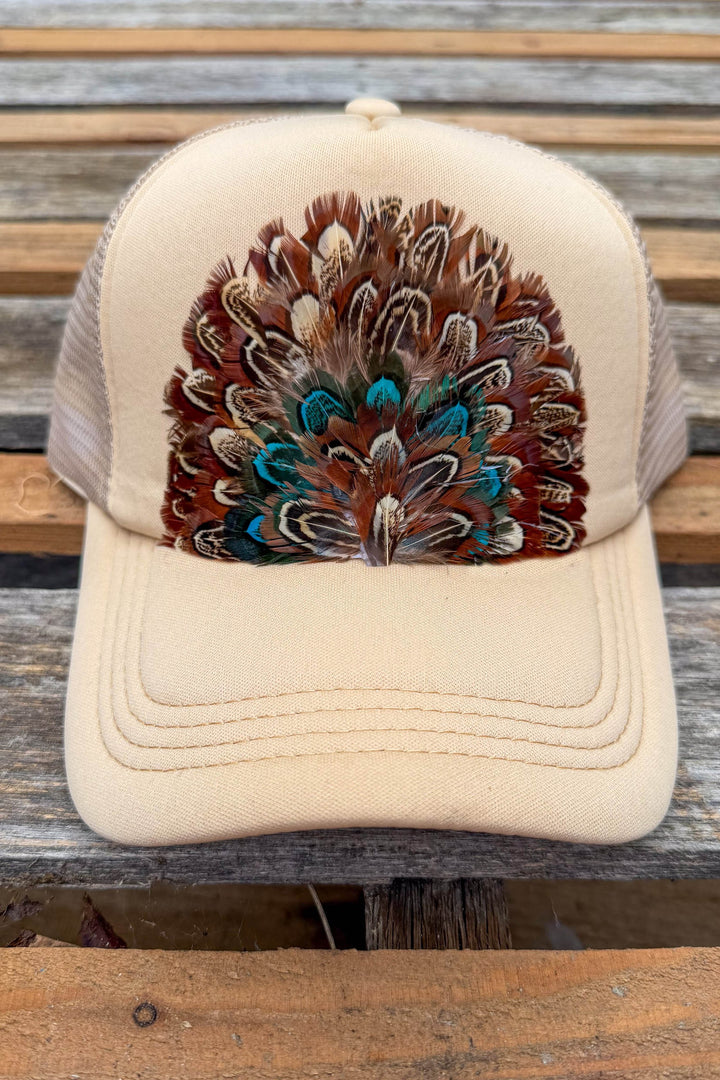 Trixie Feather Trucker Hats
