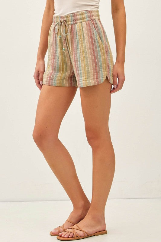 Sandstone Stripe Shorts