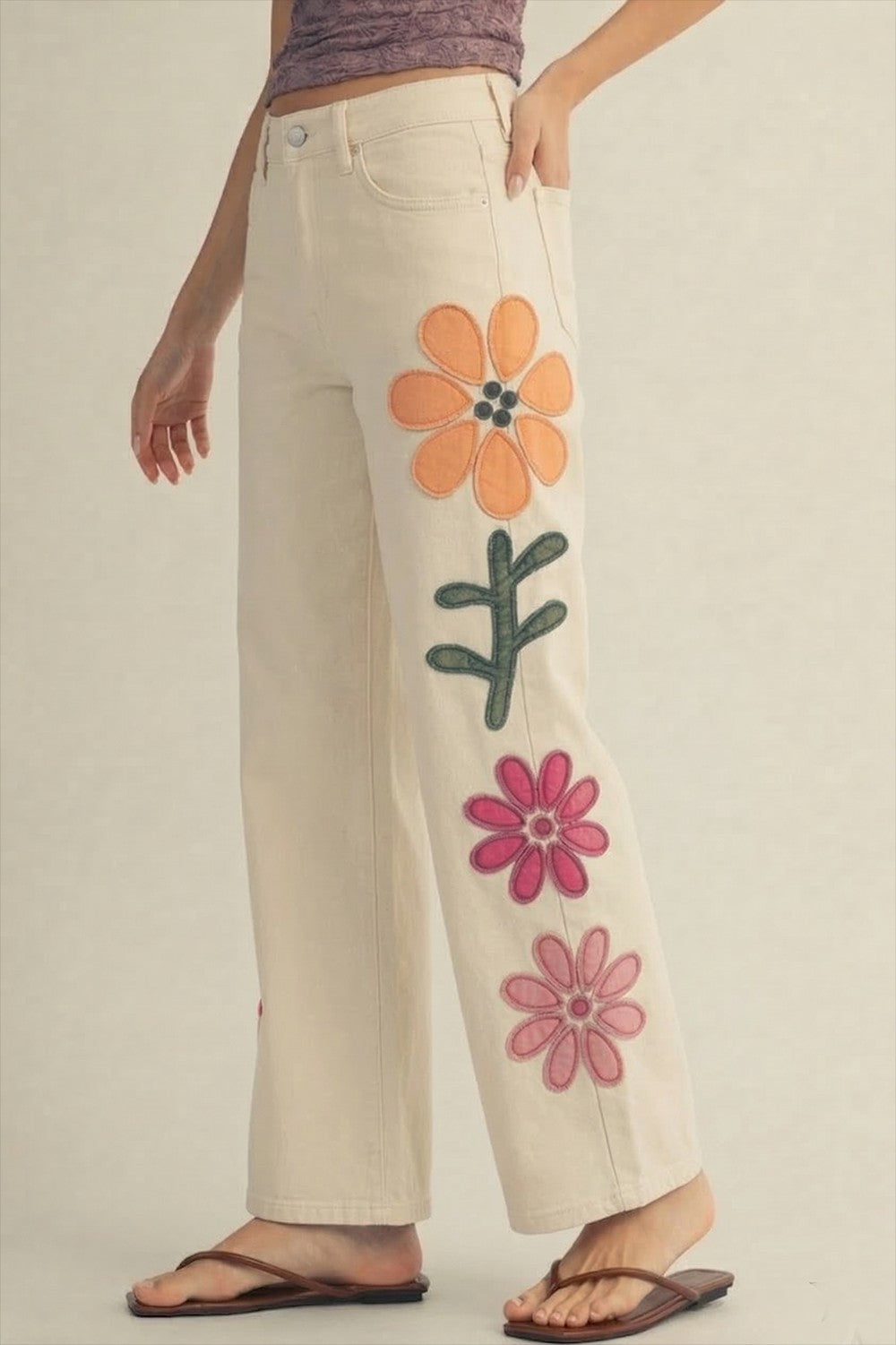 Enchanted Garden Straight Leg Denim