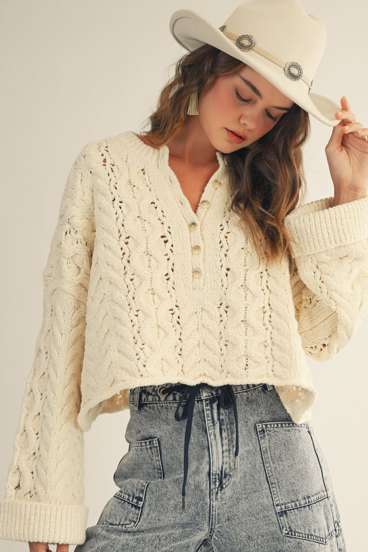 Cloud Nine Twist Sweater