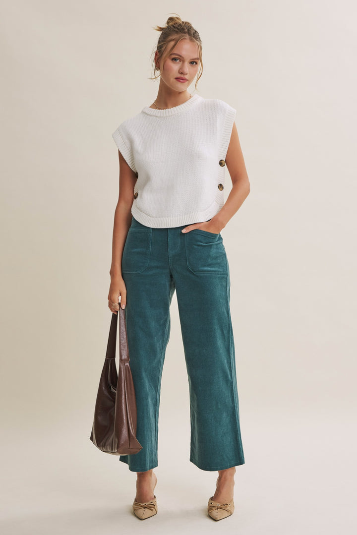 Everyday Cotton Sweater Vest Top