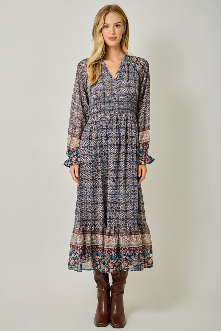 Boho Dreamscape Midi Dress