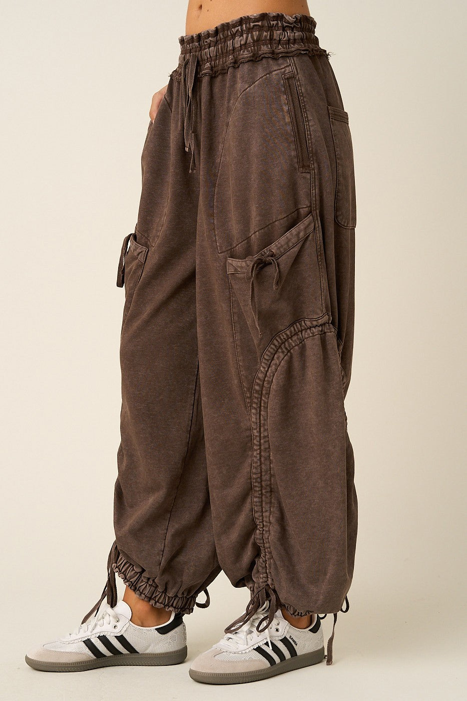 French Terry Boho Ballon Pants