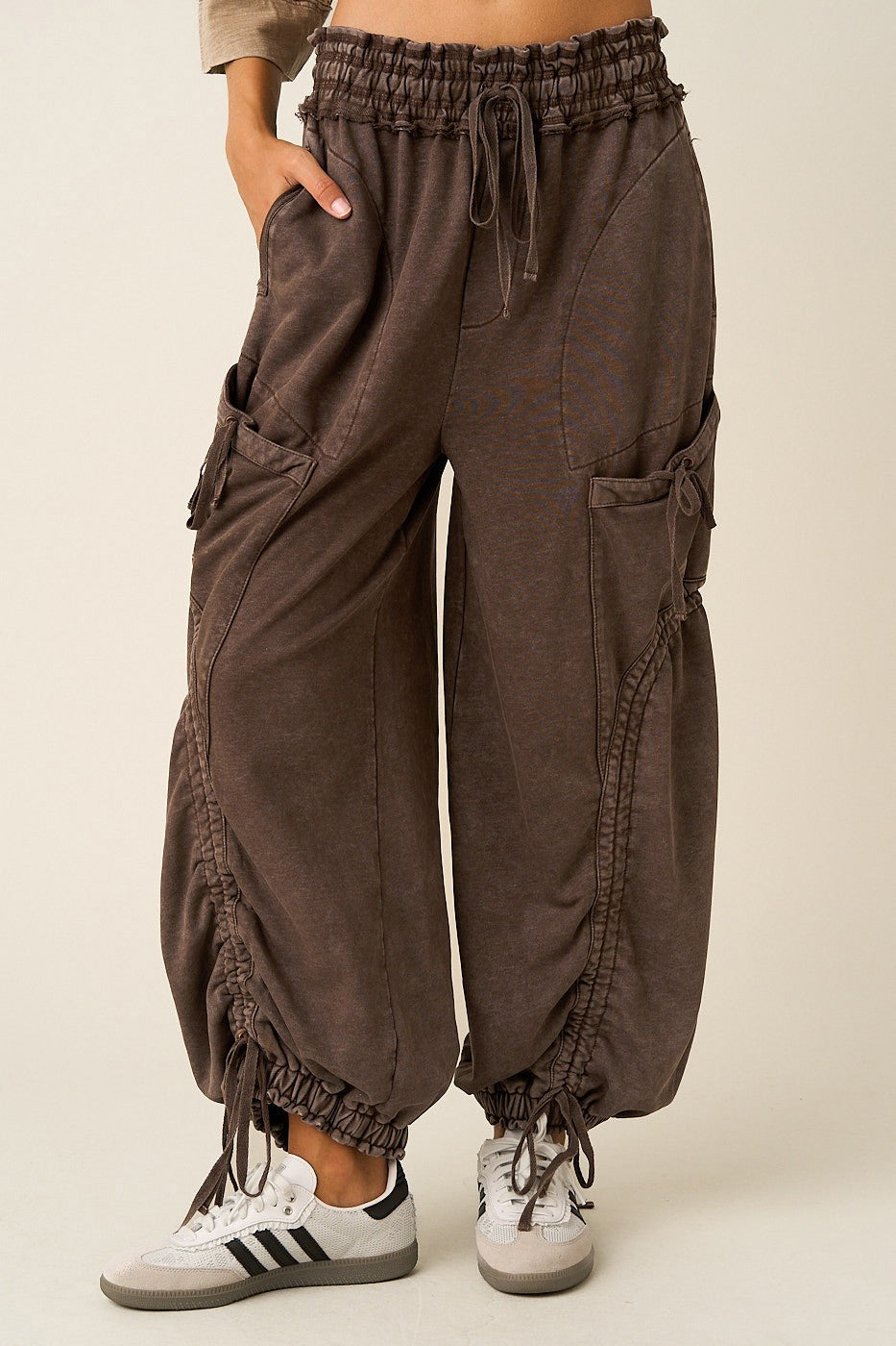 French Terry Boho Ballon Pants