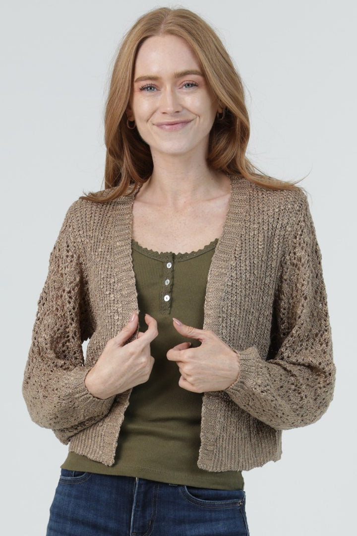 Lightweight Boho Crochet Sweater