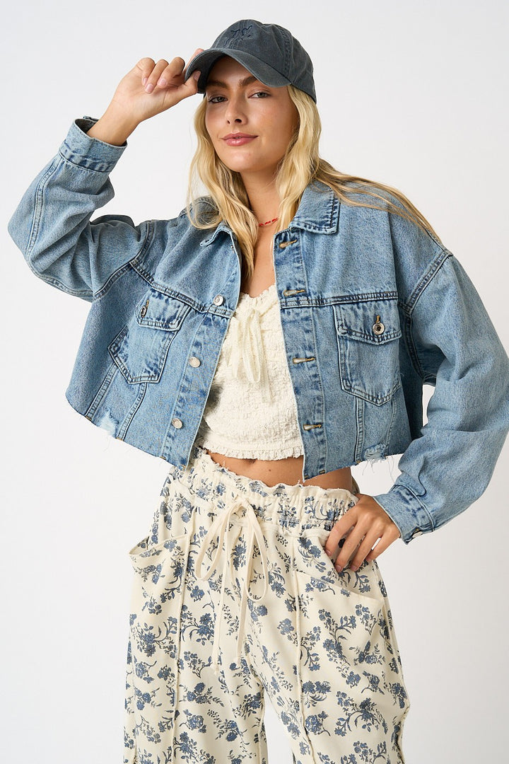 Easy Living Cropped Jacket