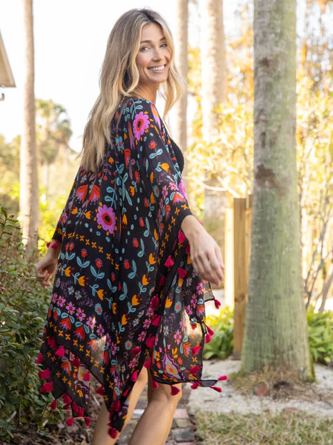 Natural Life Soleil Tassel Kimono