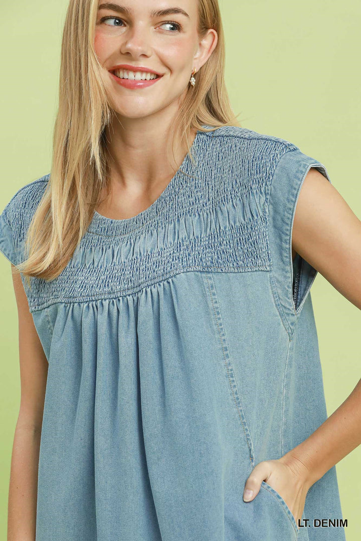 Umgee Denim Days Dress